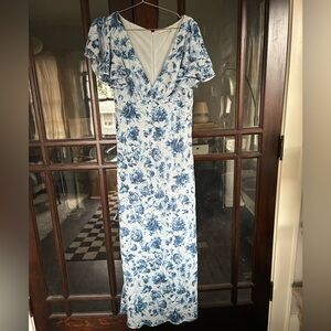 Abercrombie & Fitch Blue Floral Dress